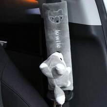 1pc Creative Personalized Car Seat Belt Shoulder Pad, Soft Protective Neck Cover, Suitable For Children, All Season, Extended Length