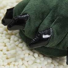 Adult Cute Plush Animal Paw Slippers Fuzzy Warm House ShoesChristmas - 綠色 - 查看 4