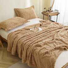 1 chiếc chăn lông cừu giả dệt hoa văn bướm Bohemian dày dặn, mềm mại và ấm áp, có thể dùng làm chăn ga gối đệm, chăn đắp, trang trí phòng khách, phòng ngủ, ký túc xá, văn phòng, ô tô, du lịch, dã ngoại, tiệc tùng, mọi mùa - Màu Khaki - Xem 7