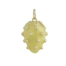 1pc Copper Mini Cute Big Strawberry Pendant, Fashion Versatile For DIY Bracelet, Necklace, Earrings, Bag Charm, Gift For Girlfriend