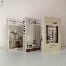 3 件套全新创意家居装饰、节日装饰、氛围道具、摄影、咖啡厅、酒店装饰、仿书