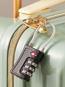 1 TSA-Approved Luggage Lock, 3-Digit Combination Padlock, Suitable For Suitcases, Backpacks, Lockers, Etc. - Multicolor - View 2