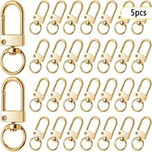 5/10/15/20/25/30/35/40/45/50pcs Metal Lobster Claw Clasp, Swivel Quick Snap Hook Keychain Findings For DIY Crafts, Keychain Making, Jewelry Making Accessories
