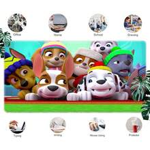 1pc  Cartoon Gaming Mouse Pad - Vibrant Colorful Pups Designs, Durable Desk Mat For PC & Keyboard, Perfect For Gamers, Kids' Room & Office Use, Mouse Pads For Desk