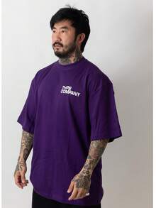 Oversized Company T-Shirt - Màu tím - Xem 2
