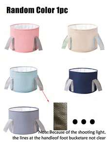 Foldable Portable Foot Bath Bucket, Two Sizes Of Insulated Foot Bath Tray, Perfect For Home Spa, Travel Camping Washbasin, Outdoor Travel Foot Bath Bucket, Store Body Care Travel, Suitable For Sports, Outdoor, And Home