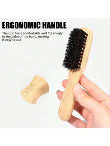 1 pièce Peigne à frange pour femmes, brosse à barbe pour hommes, brosse à cheveux, peigne à cheveux, peigne à frange, brosse de contour, brosse volumisante. Peigne anti-statique pour cheveux, outils de coiffure pour le cuir chevelu