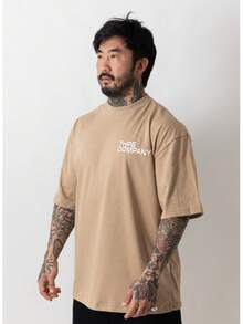 Oversized Company T-Shirt - Camel - View 2