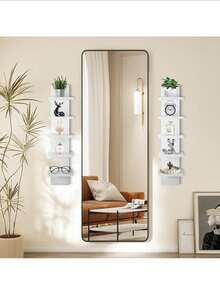 Multi-Layer Corner Shelf, Floating Corner Shelf, Wall-Mounted Storage Organizer Rack, Made Of PVC Material, Easy To Assemble, Multi-Layer Wall-Mounted Shelf, Suitable For Bedroom, Bathroom, Kitchen, Office, Living Room, Room, Bookshelf, Etc. An Ideal Choice For Autumn Decoration, Canvas Wall Art, Home Christmas Decoration, Outdoor Decoration, Wall Decoration, Home Decoration. Suitable For Placing Small Decorative Items (1 Pc). (High-Quality PVC Material, Non-Wooden - Waterproof And Easy To Clean) - Multicolor - View 4