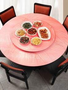 10 件一次性透明 PVC 弹性桌布 - 透明耐用塑料桌布，适合标准尺寸餐桌，易于清洁，适合家庭用餐、聚会和活动 | 可洗桌布，一次性桌布