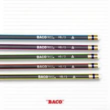 . |   Lápiz de Grafito Bacotriss Triangular HB/2 - Bote con 50 Lápices de Cuerpo Rayas Neón - 1 - Ver 2
