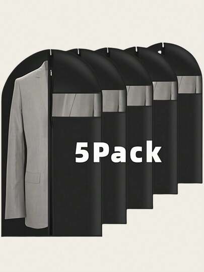 1/2 Piece Set Suit Dust-Proof Bags With Window Hanging Garment Storage Bags For Shirts, Suits, Dresses, Coats Portable Clothing Protective Bag For Bedroom, Closet, Dormitory, Home Storage Decorations Decor Festival Decor Room Decor Home Decor Bed Room Decor Dress Pants Shoes Jeans Boots Skirt Bedroom, Organizer, Home Storage, White T Shirt Women, Black Pants Women, Ladies Winter Clothes, Dress,