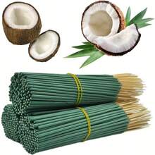 34/98/235 Palitos de incienso de coco natural hechos a mano, llenan la habitación con un aroma tropical fresco cuando se encienden, ayudan con la meditación y la relajación, disfruta de la sensación de la brisa marina