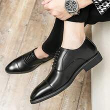 Men's Formal Dress Shoes, Luxury Business Oxfords, Red Sole Formal Shoes, Handmade Pointed Toe Black & Brown Tuxedo Shoes For Men, Groom Comfortable Formal Shoes, Office Oxfords, Gentleman Work Shoes, 2025 New Fashion Party Brogue Casual Dress Derby Shoes