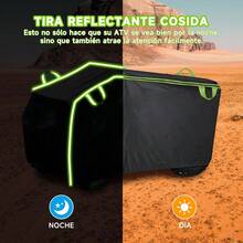 Funda Impermeable para ATV Pequeño, 420D Protección el Agua el Viento los Rayos, y vehículos eléctricos para niños pequeños 256 * 110 * 120CM - 1 - Ver 4