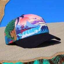- Gorra de bisbol de malla para hombre o mujer - Talla Única + Playa Isla - Ver 10