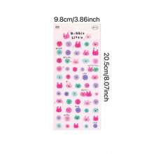 1pc Cute Sticker, Cartoon Vibrant Color Basic Planner Decorative Sticker, Suitable For Phone, Diary, Planner