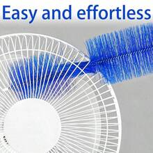 1 Pc Long Flexible Bristles Fan Cleaning Brush - Multifunctional Dust Brush For ACs, Blinds, Window Grooves - Durable Plastic Manual Household Cleaning Tool - Multicolor - View 5