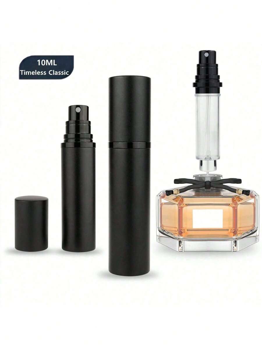 1pc Perfume Bottle Refillable Atomizer Perfume Atomiser, Pocket Perfume Dispenser, Scent Pump Case, Leakproof Portable Perfume Sprayer For Women And Men Travel, Gym, Purse Essential - Multicolor - View 1