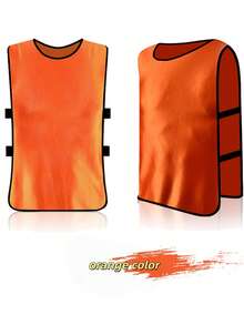 6 Pack Basketball Football Training Vest Racing Clothes Team Clothes Development Sports Clothes Advertising Vest Number Suitable For Children Adult/Football Bib/Scuffle Vest/Basketball Vest/Leisure Company Group Construction Dinner/Christmas/Halloween/Thanksgiving Day/Sanitation Worker's Work Clothes/Vest For Children And Teenagers Spring Tour