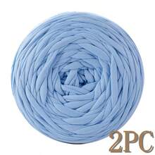 1/2pcs T-Shirt Yarn, Large 300g ± 20g T-Shirt Yarn Roll - 2cm Wide, Woven Fabric Knitted Yarn, Soft & Versatile For DIY Crafts, Used For Crocheting And Knitting Bags, Cushions, Dolls, Blankets, Slippers, Handicraft Crochet Projects, Available In Multiple Colors, Multicolor Yarn | Polyester Yarn | Acrylic Yarn | Crochet Yarn | Crafting Yarn | Vibrant Yarn Balls | Versatile Crafting Material, Knitting Accessories And Supplies