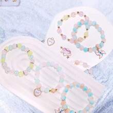 1 Box 24pcs Crystal Beads, Bracelet & Jewelry Making Kit, Suitable For Holiday Gifts