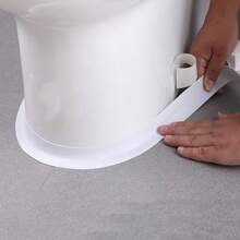 1000-4000mm Wide White Sealing Tape, Mold-Proof Tape, Waterproof Tape, Crack Sealing Tape, 1000mm/Roll Toilet Anti-Odor Tape, Decorative Tape, Crevice Sealing Tape, Multiple Styles Easy To Install And Use, Suitable For Kitchen, Bathroom, Bathtub, Sink, Corner, Balcony, Living Room And Other Places - Multicolor - View 2