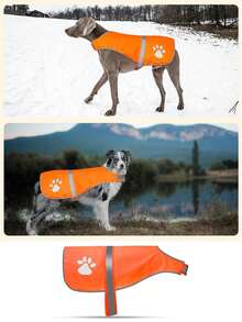 Reflective Dog Vest,2025 Upgraded High Visibility Dog Jacket,Waterproof Adjustable Dogs Vests Harness For Outdoor Hiking Walking