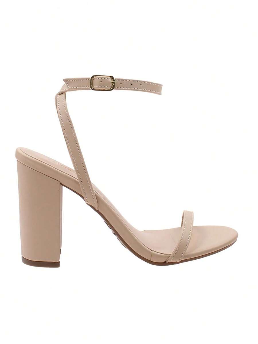 Sandália Feminina Salto Bloco Alto Social Confortável Festa