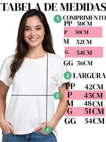 Blusa Feminina T-shirt Camiseta Básica em Algodão Estilosa Casual Moda Tigre com folhagens - Branco - Visão 4