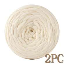 1/2pcs T-Shirt Yarn, Large 300g ± 20g T-Shirt Yarn Roll - 2cm Wide, Woven Fabric Knitted Yarn, Soft & Versatile For DIY Crafts, Used For Crocheting And Knitting Bags, Cushions, Dolls, Blankets, Slippers, Handicraft Crochet Projects, Available In Multiple Colors, Multicolor Yarn | Polyester Yarn | Acrylic Yarn | Crochet Yarn | Crafting Yarn | Vibrant Yarn Balls | Versatile Crafting Material, Knitting Accessories And Supplies