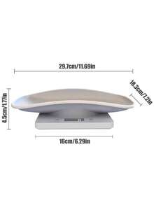 [Bestseller]1PC 10kg Easy-To-Clean ABS Material Small Pet Scale, Precise To 1g, LED Screen Digital Display Electronic Scale, Separate Design, Small In Size, Convenient For Storage, Supports Multiple Units Of G, Ml, Oz, Lb:Oz For Quick Switching, One-Click Weight Removal, Suitable For Weighing Various Items And Small Animals (Battery Not Included) - White - View 7