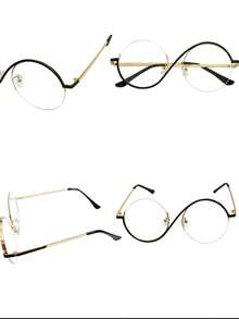 1 pieza/4 piezas Accesorios de disfraz de bruja de Halloween, que incluyen sombrero de bruja, mangas con uñas largas, gafas sin receta, bolsa para los ojos, adecuado para fiestas festivas, cosplay, desfiles