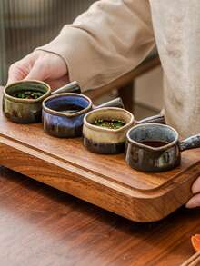 1 chiếc đĩa đựng gia vị kiểu cổ điển có tay cầm - Bát phục vụ chất lượng cao với thiết kế ombre giả cổ - Thích hợp cho gia đình và sử dụng thương mại. - Nhiều màu - Xem 1