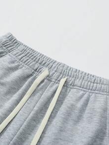 2pcs/Set Casual Straight Leg Pants For Men, Loose Fit, Versatile, Spring & Autumn - Multicolor - View 3