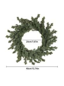 1 إكليل صناعي من الأرز الأبيض، إكليل زهرة الأجليا العطرية، إكليل الورد الأخضر، 40 سم/15.74 بوصة، نبات اصطناعي، زهرة اصطناعية، نبات اصطناعي، أخضر، مصنوع من مادة البولي إيثيلين، ديكور غرفة السكن المدرسي أو المكتب، ديكور للتجمعات والأحداث الخارجية والأعياد وحفلات الزفاف والمطبخ والحديقة، ديكور عيد الميلاد