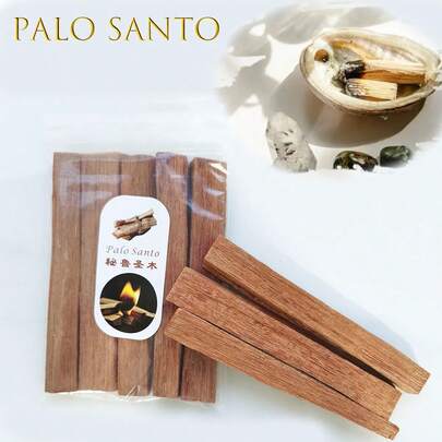 1/3/5 件天然秘鲁圣木木棒，芳香烟雾，营造氛围，适合冥想、精神净化、节日礼物、圣诞节、万圣节、复活节