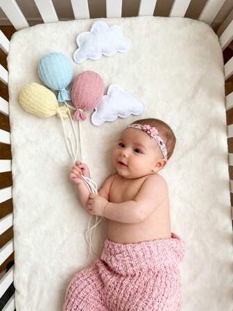 1 Set Newborn Baby Photography Props, Hammock, Balloons, Clouds, Posing Accessories, Newborn Photography Swing Theme