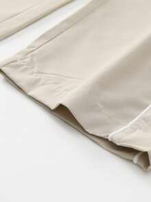 Men's Striped Loose Straight Leg Sweatpants, Casual Joggers For Spring Autumn, Suitable For Gym Workout, Running, Outdoor, Versatile - Apricot - View 4