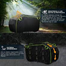 Funda Impermeable para ATV Pequeño, 420D Protección el Agua el Viento los Rayos, y vehículos eléctricos para niños pequeños 256 * 110 * 120CM - 1 - Ver 1