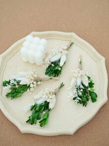 Dried Flower Bouquet - Green - View 7