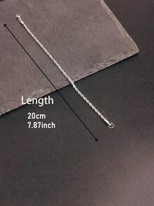 1 st armband i rostfritt stål, minimalistisk och trendig present till män - Multifärgad - Visa 4