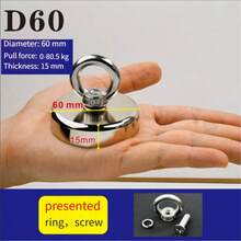 1pc Super Strong Magnetic Retrieval Hook, High Magnetic Force For Underwater Treasure Hunting, Ultra-Durable, Non-Slip Silicone Coated, Suitable For Bathroom Drain Jewelry Retrieval, Kitchen Sink Utensil Pickup, Car Seat Crevice Phone Retrieval, Outdoor Pond Key Fishing, 10m Random Color Extension Cord, IP68 Waterproof & Rust-Proof - Silver - View 17