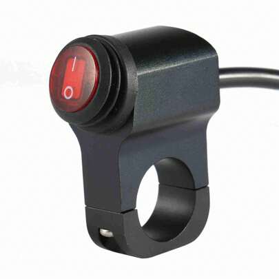 12V 16A Motorcycle Waterproof Handlebar Headlight Fog Spot Light On Off Switch
