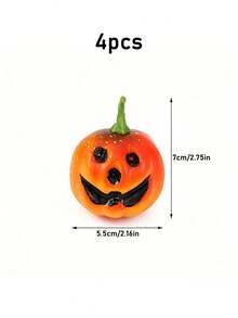 7/14pcs-Artificial Pumpkins,Orange Pumpkins Assorted Orange Plastic Pumpkin Decorations Assorted Large Faux Harvest Pumpkins For Autumn Thanksgiving DIY Craft Artificial Fake Foam Pumpkins Halloween Seasonal Holiday Decor Decoration,Wedding & Party (Orange)