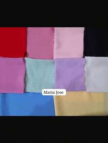 Women's Long Chiffon Dress With Long Sleeves, V-Neck, Ruffled Hem And Lining - 淺藍色 - 查看 2