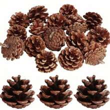 50/30/10 piezas Piñas artificiales, prácticas mini piñas decorativas para fiestas de otoño/invierno, piñas falsas realistas para coronas de Navidad, decoración del hogar, decoración rústica de piñas - Tamaños grandes, medianos y mini, adecuados para mesas, árboles, decoración del hogar, manualidades de Navidad, decoración de dormitorio de otoño, decoración del hogar con plantas falsas, decoración de habitaciones navideñas