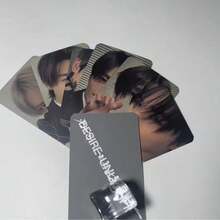 7-Piece Set Of K-Pop Group DESIRE Photo Cards - Official Collectible Trading Card Game, Featuring Glossy Double-Sided Cards With Member Photos And Action Poses | Fan Birthday Gift, Room Decor, Idol Merch | K-Pop Collectibles | Includes All 7 Members | Cardstock Material | Ideal For Display And Trading - 7EN - View 2