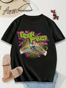 Fresh Prince Of Bel-Air Valentine's Day T-Shirt For Women 90s Retro Vintage TV Series Teegraphic Tees Men Shirts Streetwear White Shirt Black Shirt - 黑色 - 查看 1