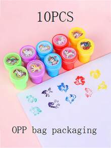 10/24/48 Pcs Unicorn Assorted Stampers For Kids Birthday Party Favors Goody Bag Stuffers Pinata Fillers Classroom Rewards Carnival Prizes